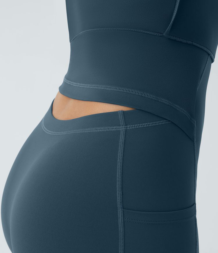 SoftlyZero™ Airy Backless Twisted Flare Low Support Dance Active Dress-Longer Length-Easy Peezy Edition A-D Cups