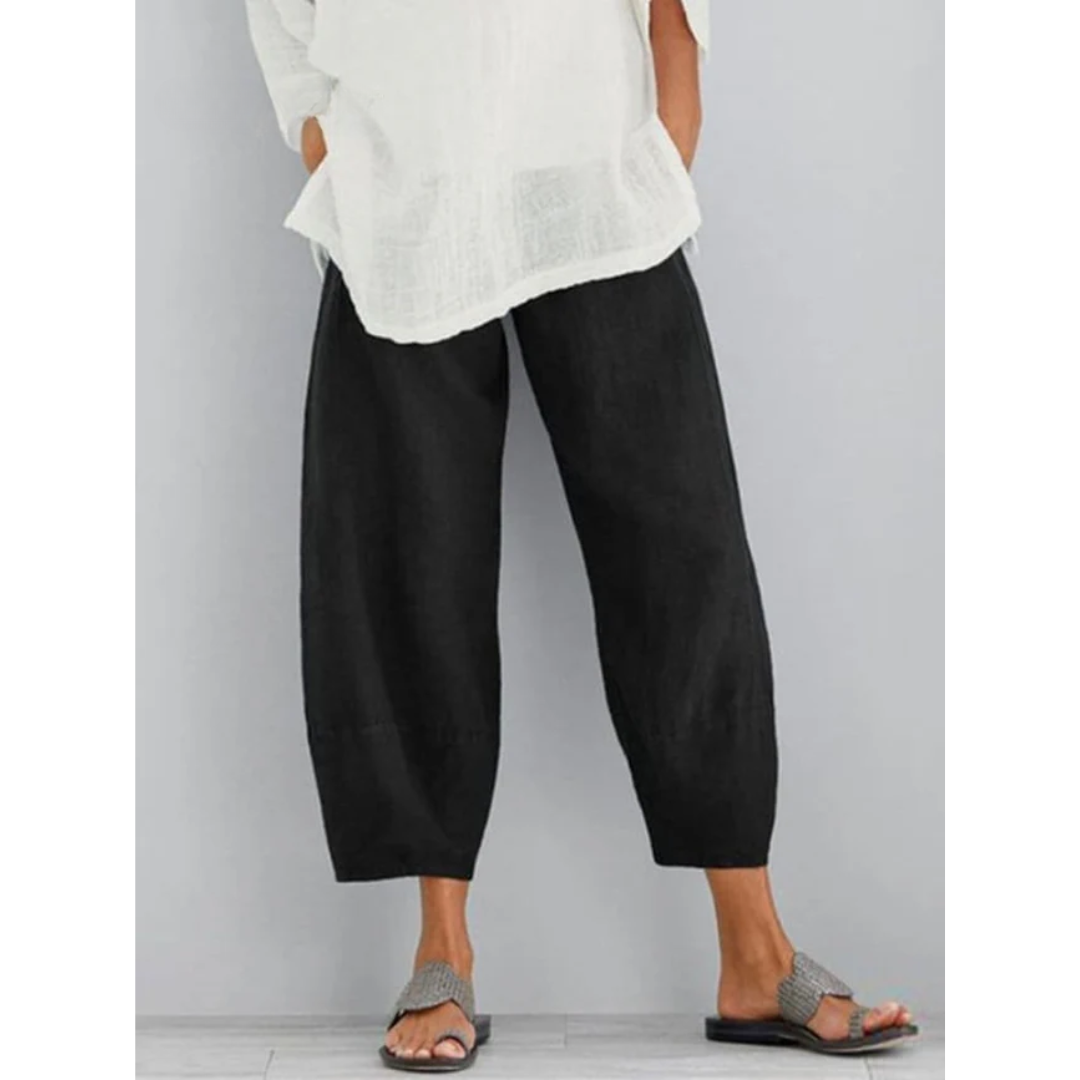 Elena™ | Elegant & Comfortable Linen Trousers