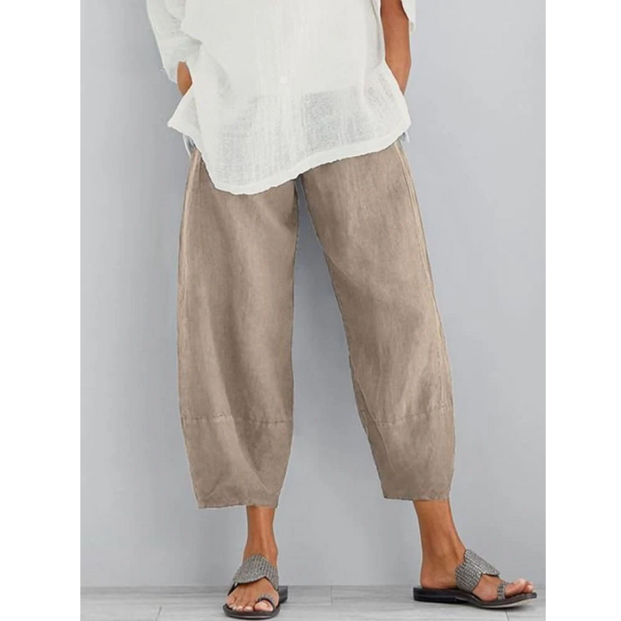Elena™ | Elegant & Comfortable Linen Trousers