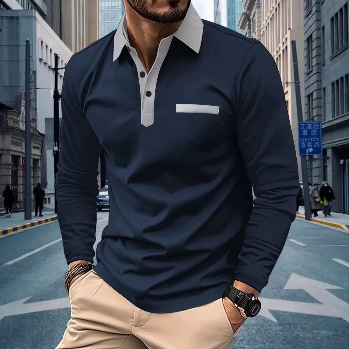 Weston | Contrast Collar Polo