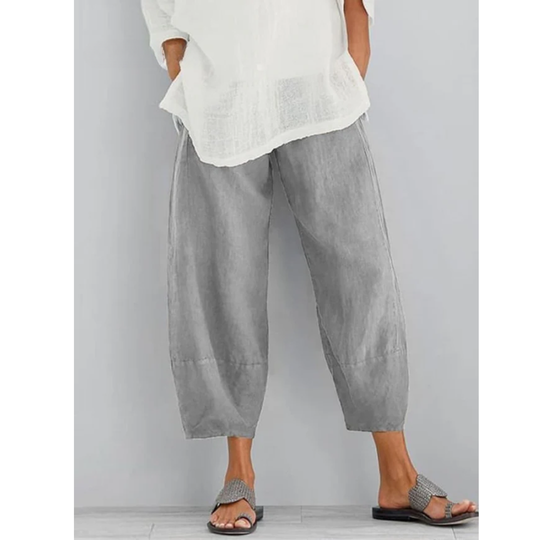 Elena™ | Elegant & Comfortable Linen Trousers