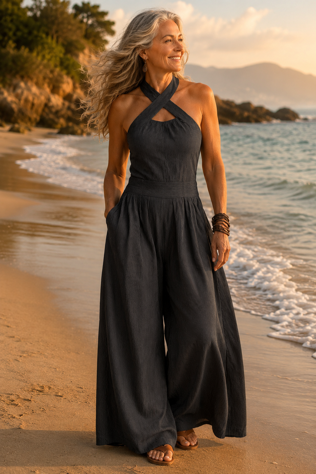 Bianca | Elegant Linen & Cotton Jumpsuit