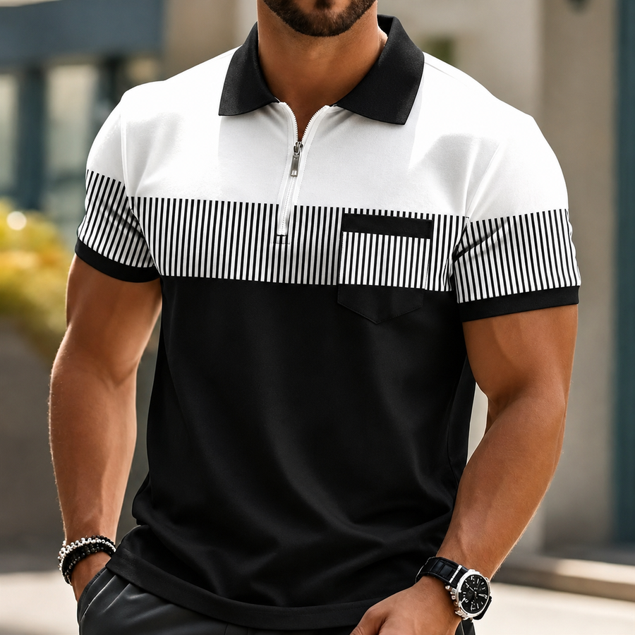 Mason | Elegant Zip Polo