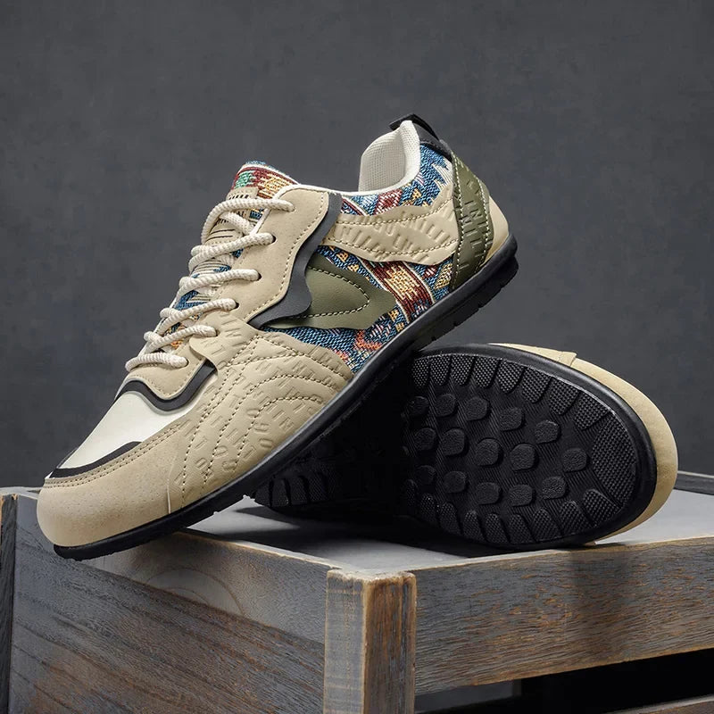 Franco | Retro Trainers with Ethnic Details