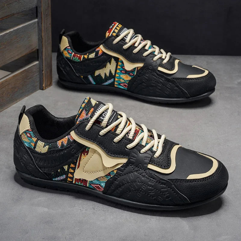 Franco | Retro Trainers with Ethnic Details