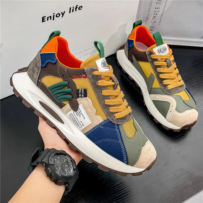Sandro | Retro Sneakers Outdoor Da Uomo Dal Carattere Deciso