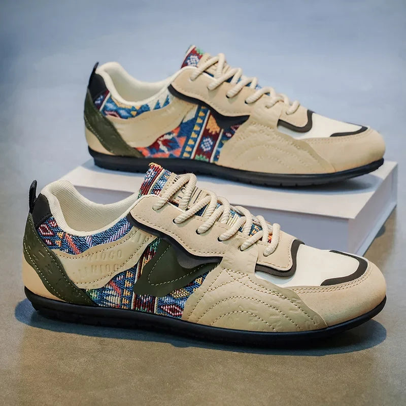 Franco | Retro Trainers with Ethnic Details