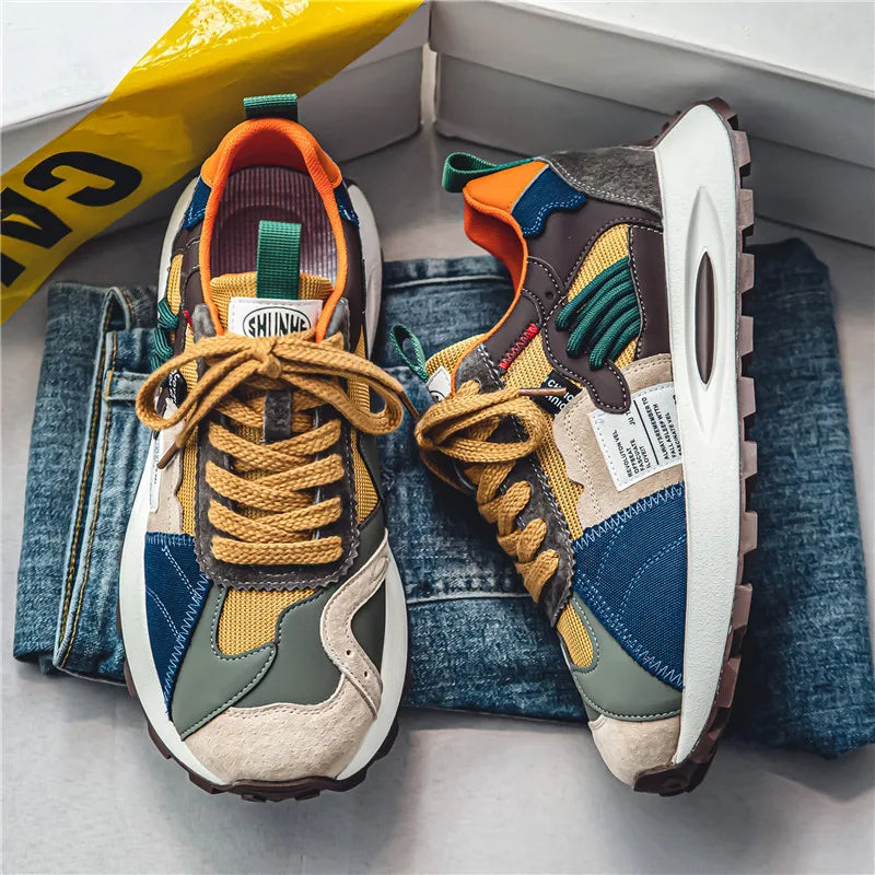 Sandro | Retro Sneakers Outdoor Da Uomo Dal Carattere Deciso