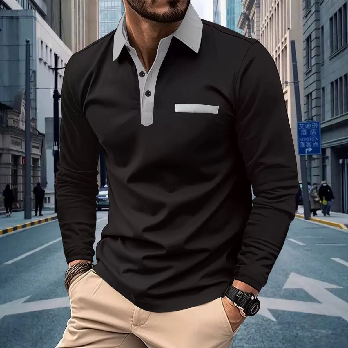 Weston | Contrast Collar Polo