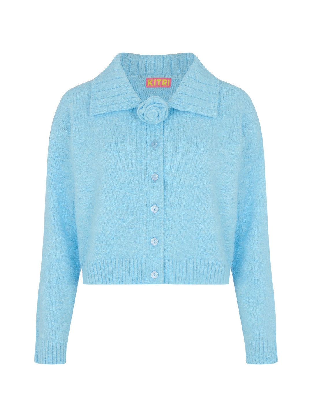 Abigail Blue Knit Cardigan