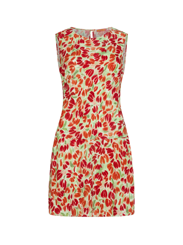 Aimee Tulip Print Mini Dress