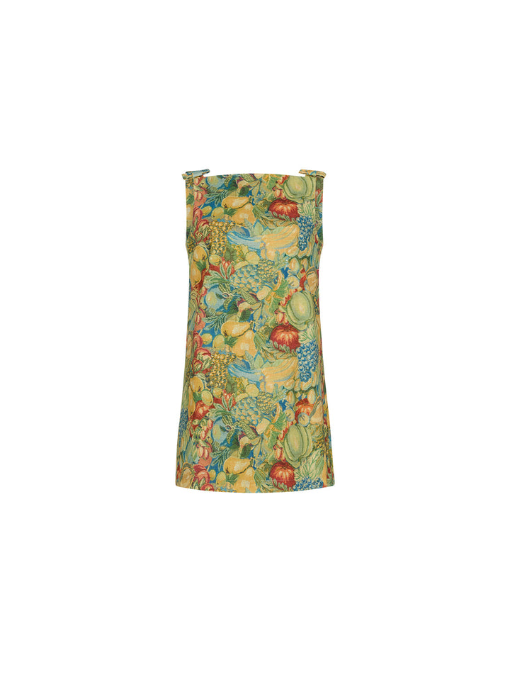 Angelica Fruit Print Mini Dress