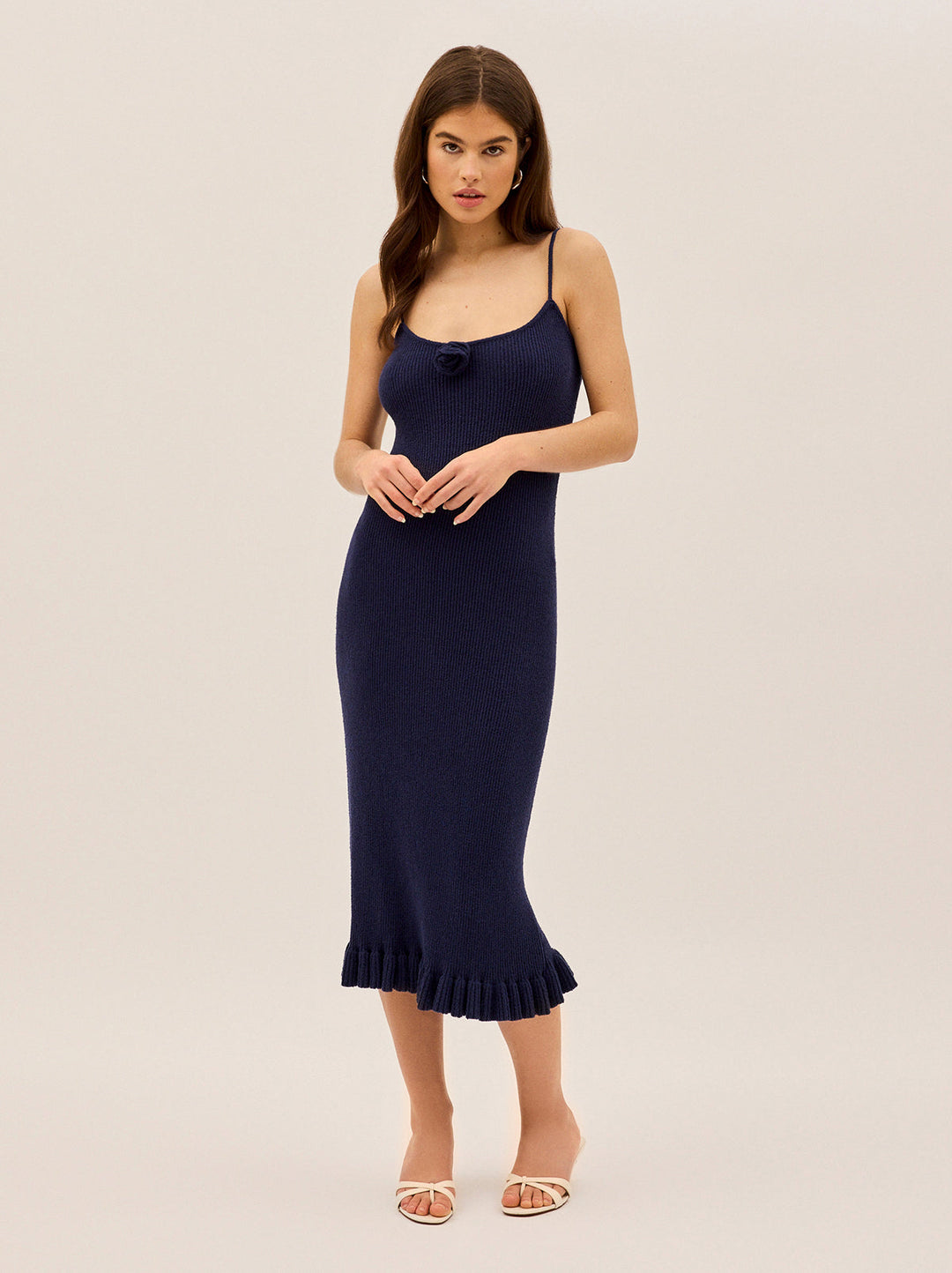 Betty Navy Knit Dress