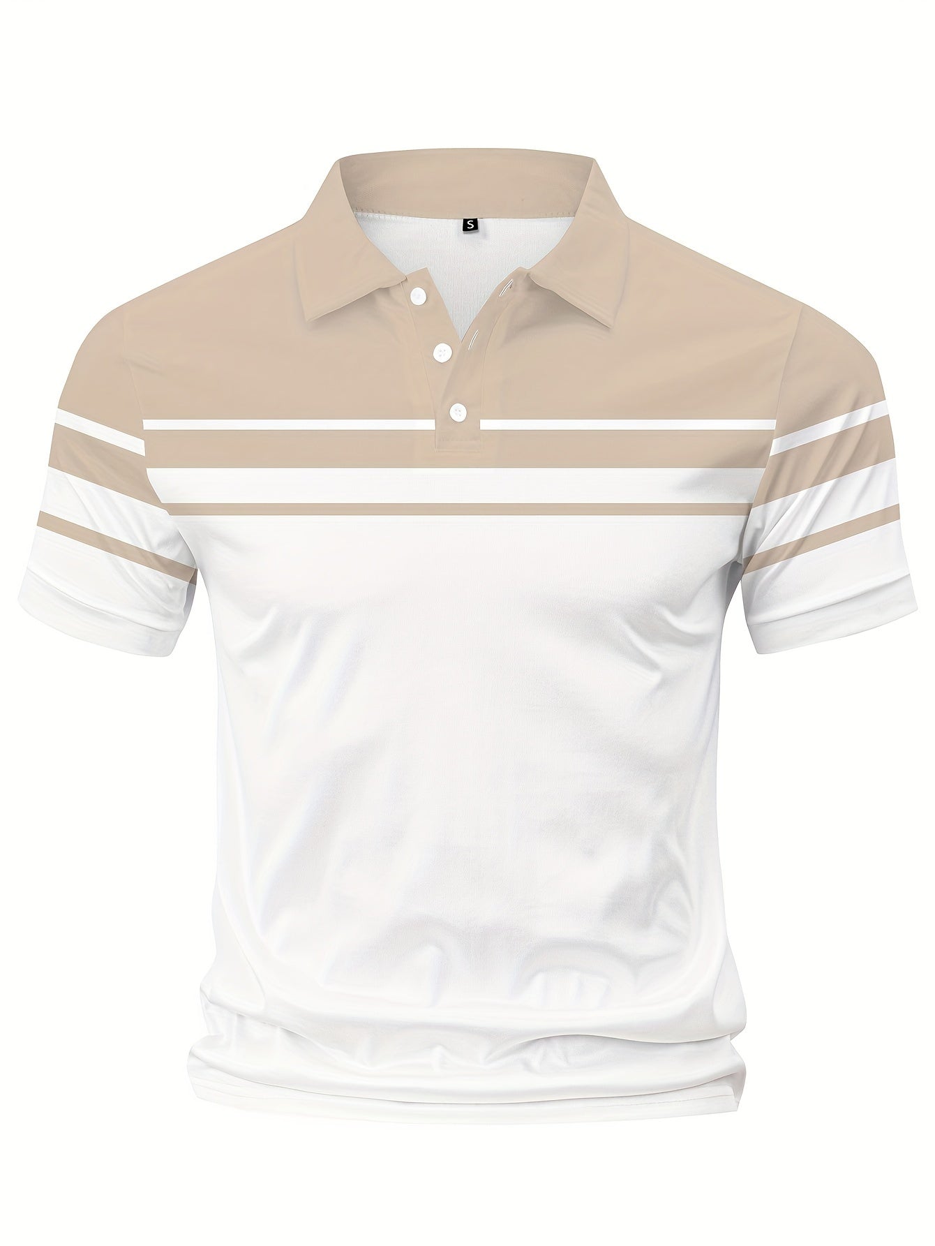 Crane | Men's Chest Stripe Short Sleeve Polo Shirt