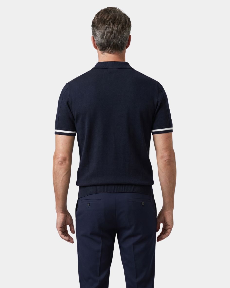 Clark | Knit Zip Polo Shirt