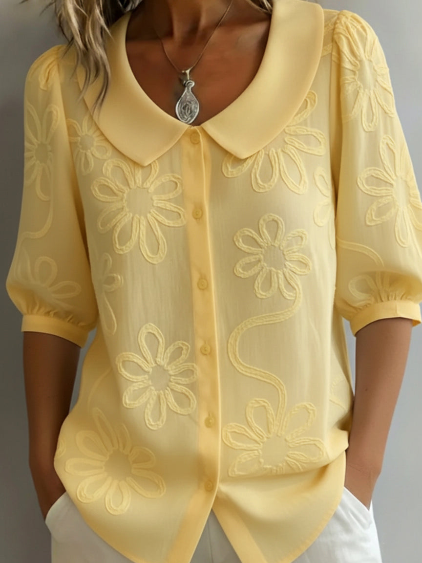 Aurélie | Light Floral Blouse