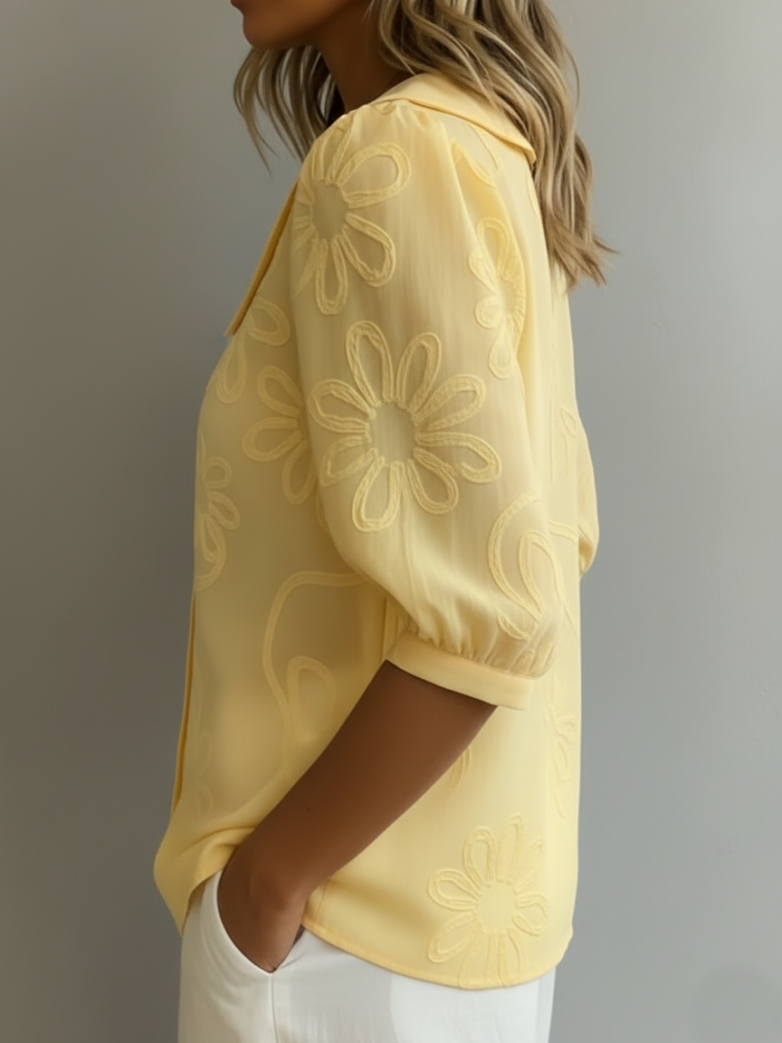 Aurélie | Light Floral Blouse