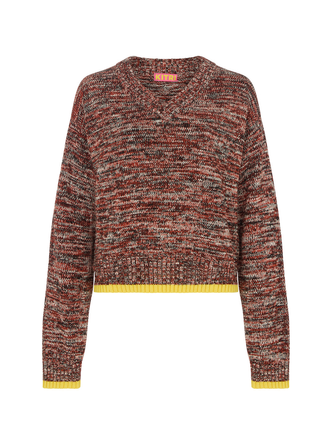 Francis Cotton-Blend V-neck Jumper