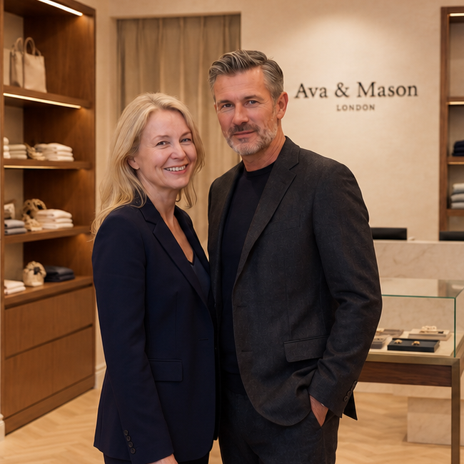 Ava & Mason — mobiele hero ingezoomd