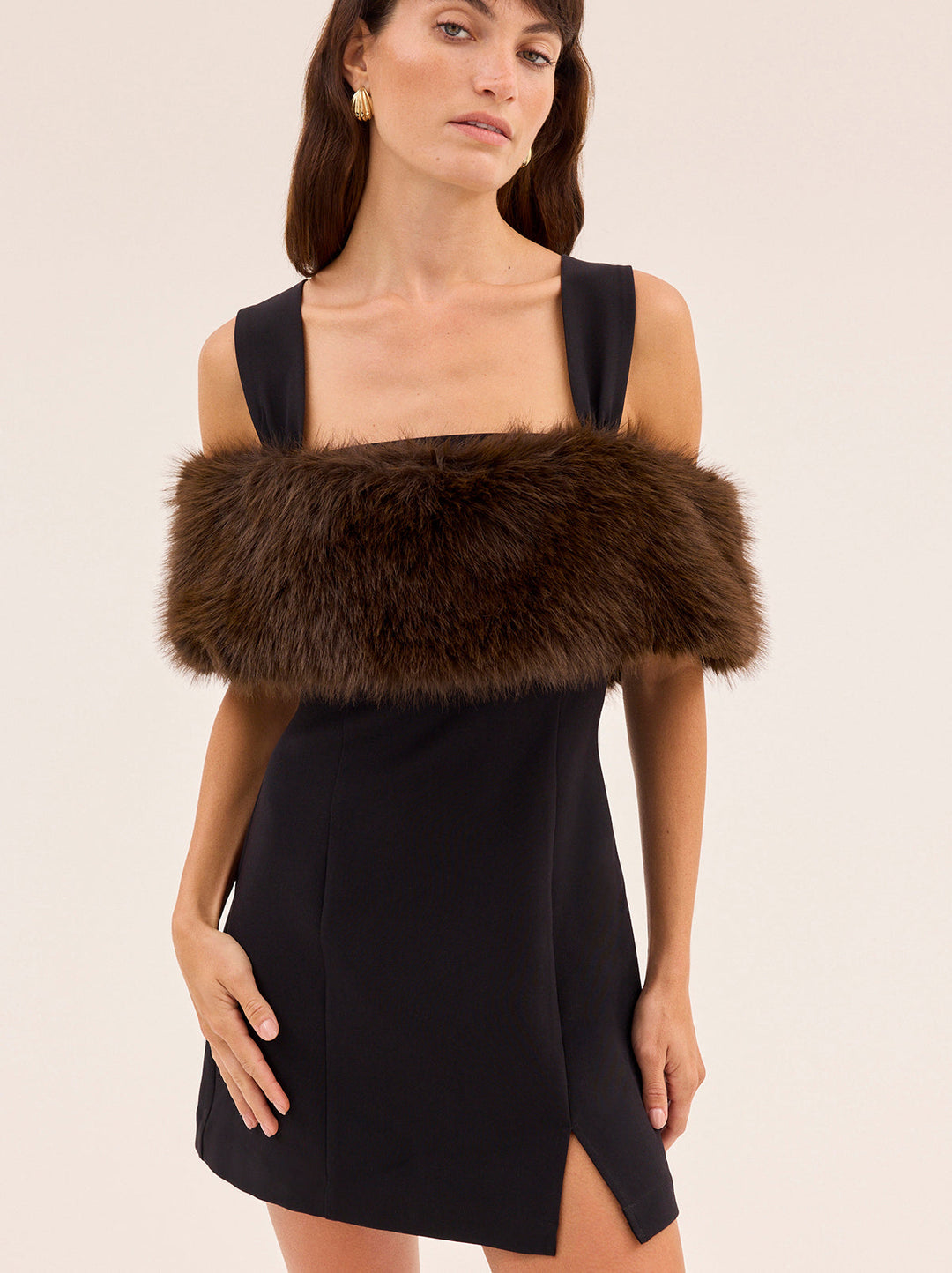 Marcella Black Mini Dress