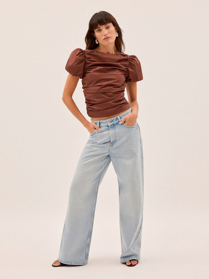 Nyla Sienna Cotton Top