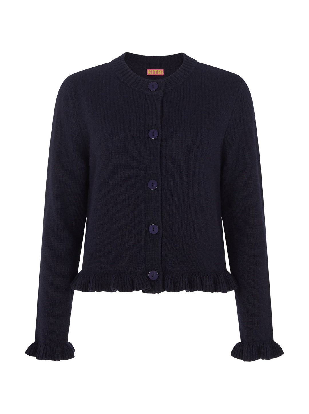 Odille Navy Knit Cardigan