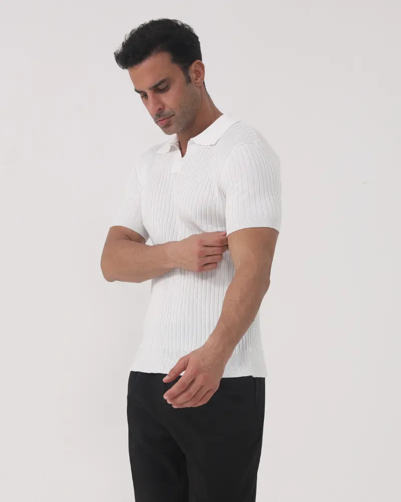 Florence | Ribbed Cotton Polo