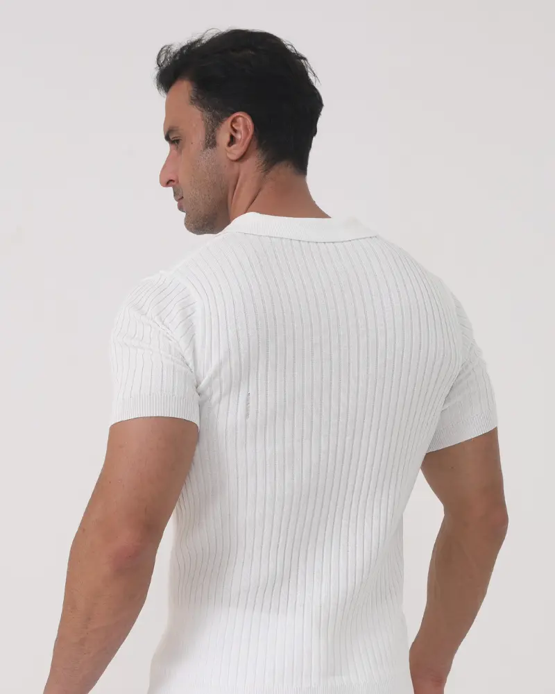 Florence | Ribbed Cotton Polo