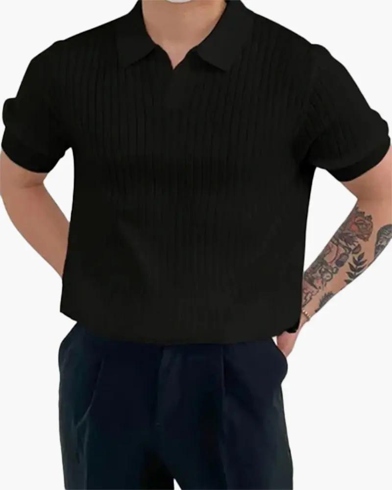 Florence | Ribbed Cotton Polo