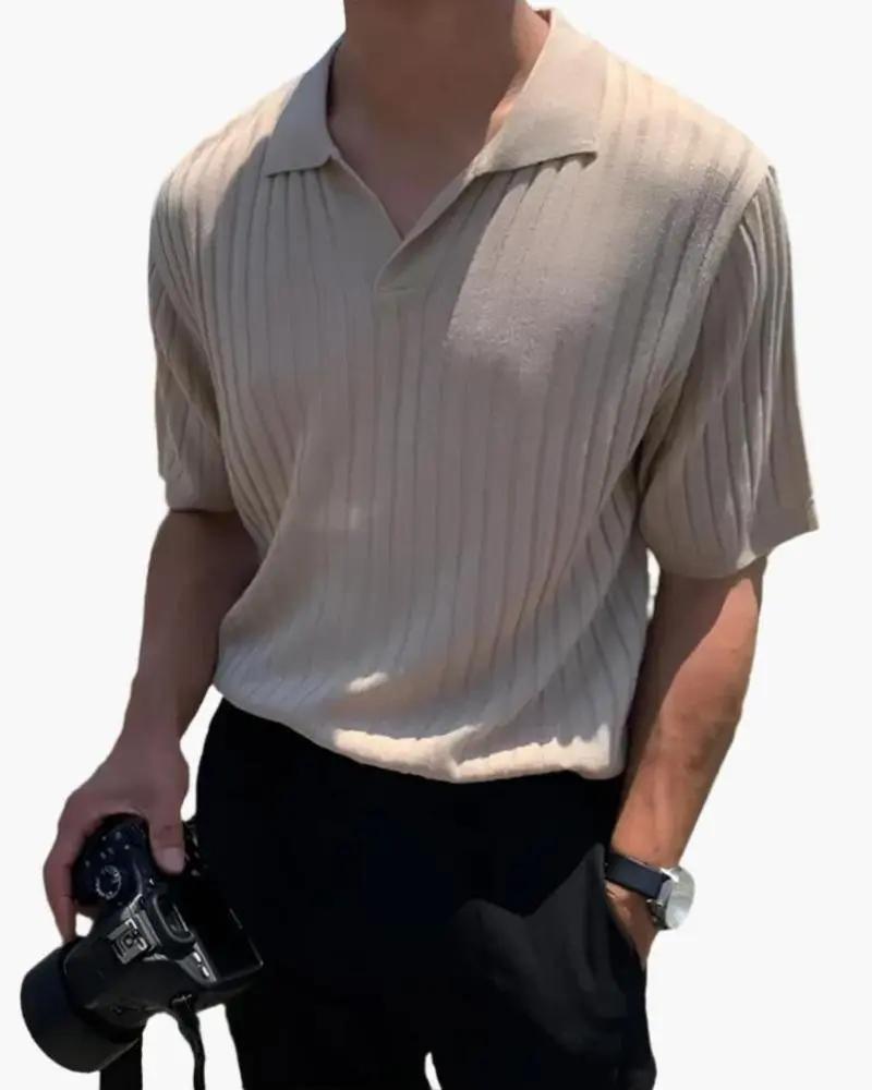 Florence | Ribbed Cotton Polo