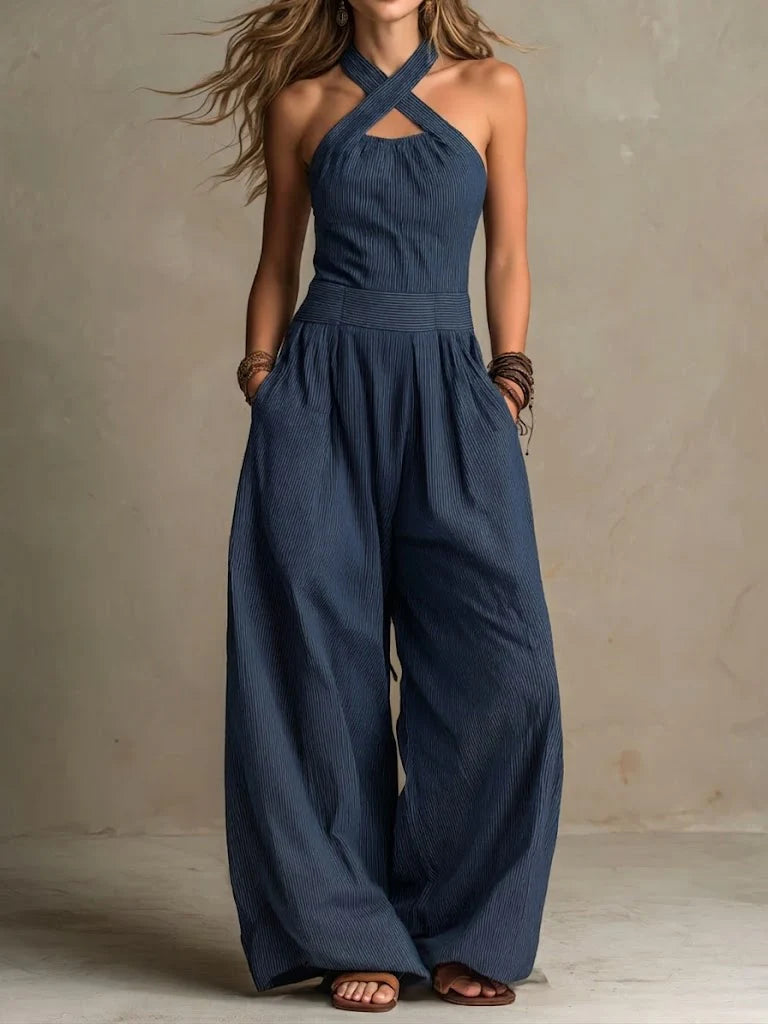 Bianca | Elegant Linen & Cotton Jumpsuit